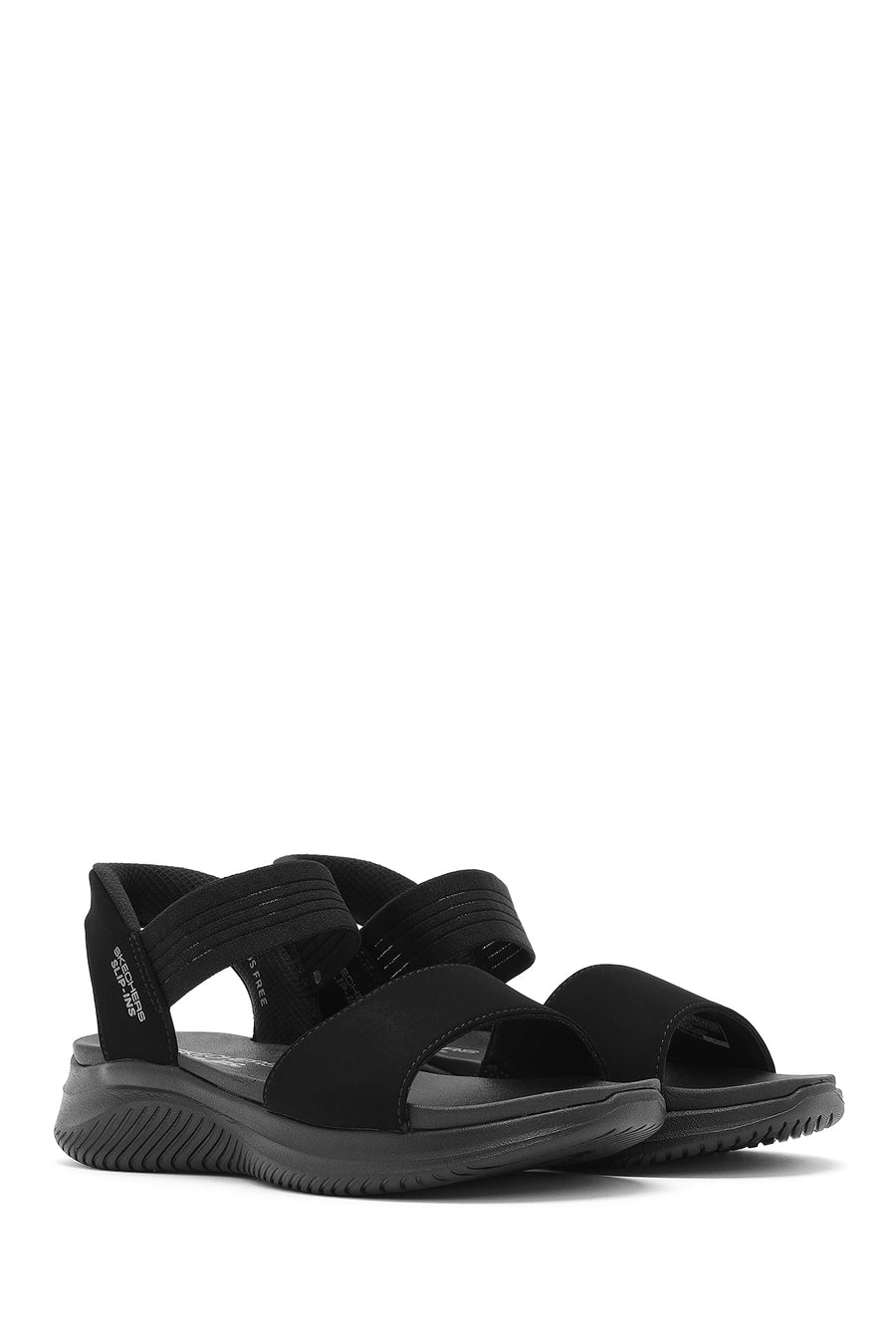 Skechers Kadın Siyah Ultra Flex 3.0 - Summerville Kalın Tabanlı Sandalet