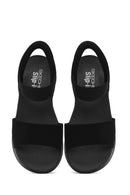 Skechers Kadın Siyah Ultra Flex 3.0 - Summerville Kalın Tabanlı Sandalet | Derimod