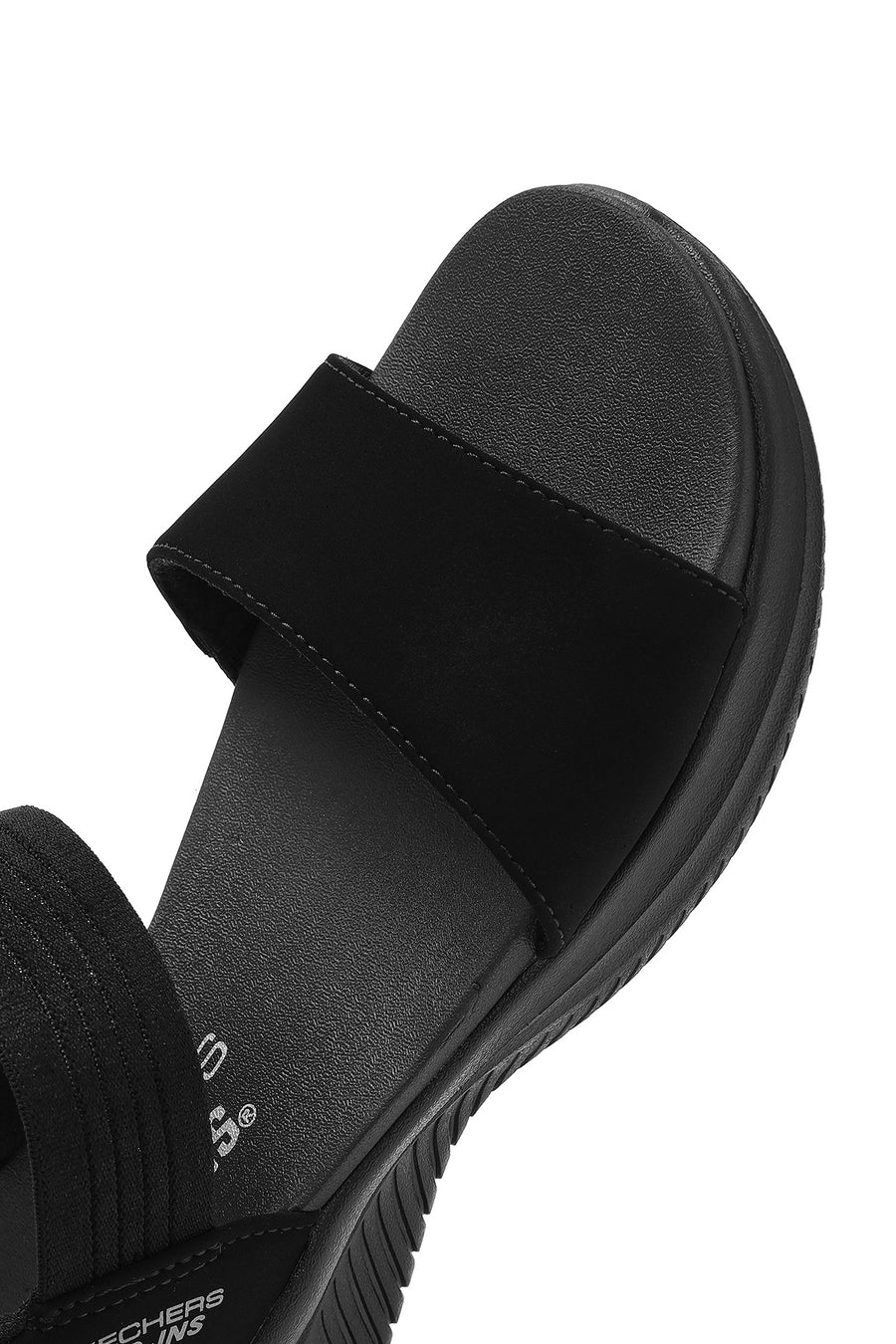 Skechers Kadın Siyah Ultra Flex 3.0 - Summerville Kalın Tabanlı Sandalet