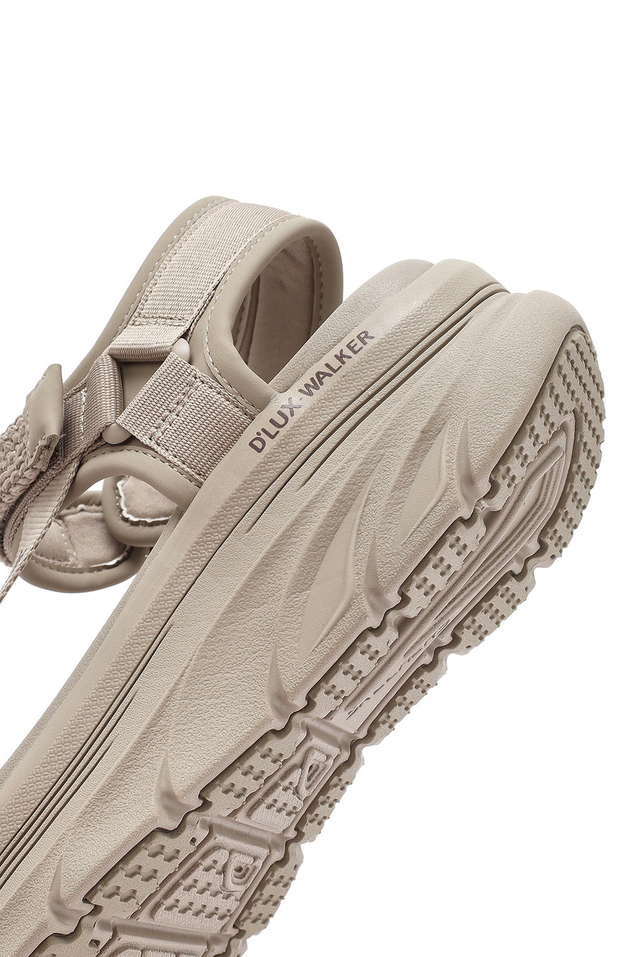 Skechers Kadın Bej D'lux Walker - Pretty Field Kalın Tabanlı Sandalet