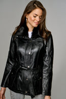 Fonda Women's Leather Jacket | Derimod