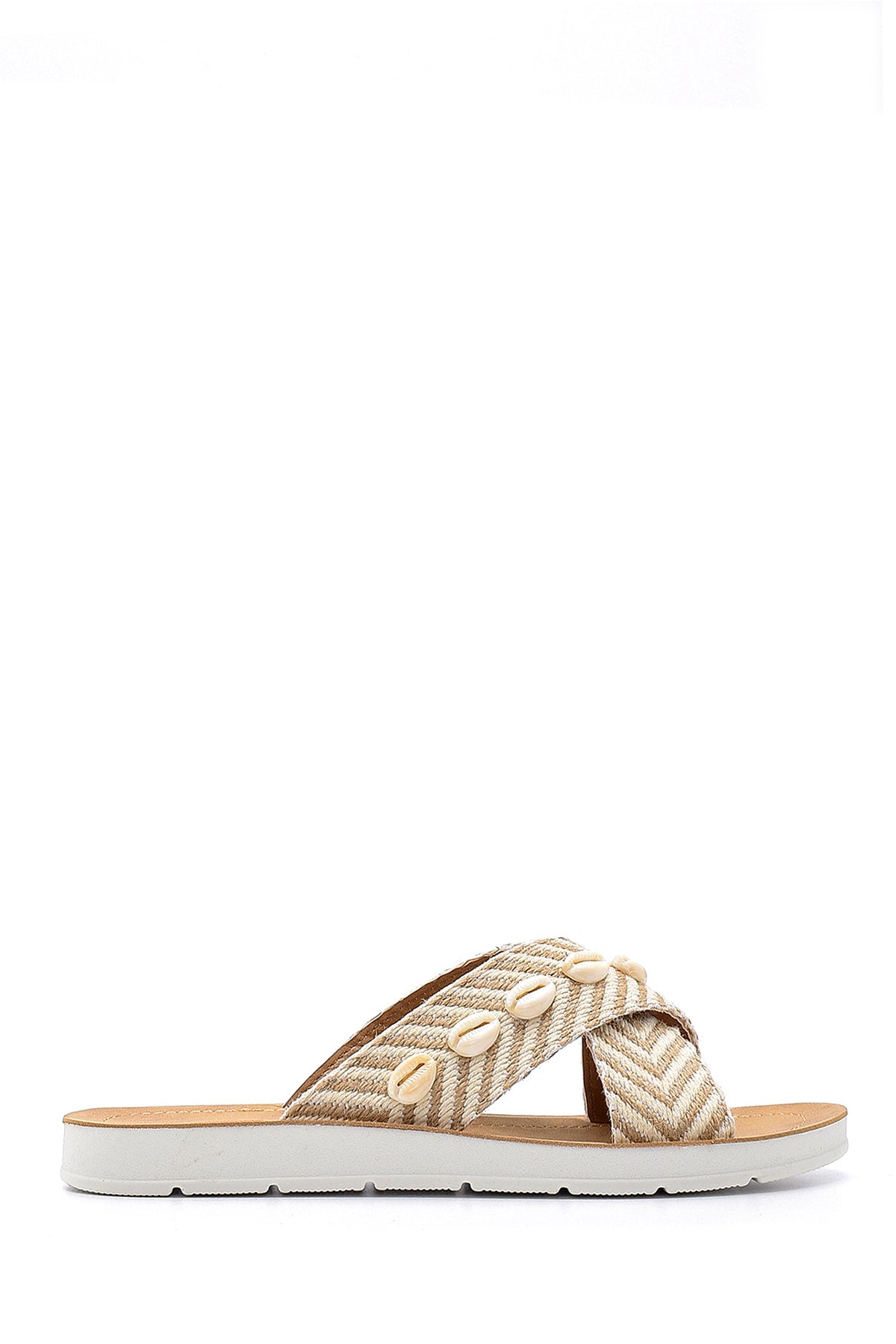 Women's Seashell Detailed Slippers 20SFE27746F | Derimod