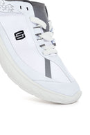 Women's White Lace-Up Thick Soled Sneaker | Derimod