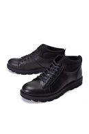 Men's Black Leather Casual Boots | Derimod