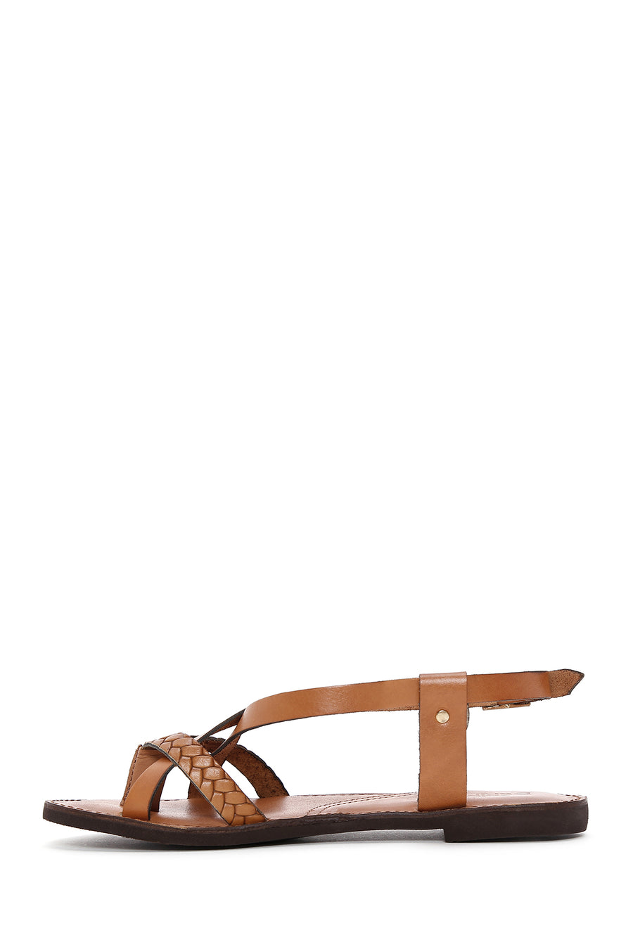 Kadın Taba Deri Bodrum Sandalet