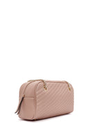 Women's Beige Chain Strap Quilted Shoulder Bag | Derimod