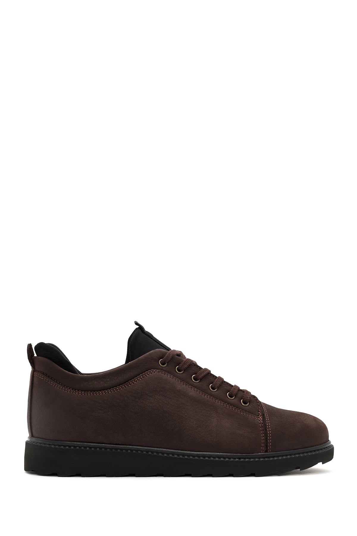 Men's Brown Lace-Up Leather Sneaker 24WFD6748V3 | Derimod