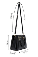 Woman Black Long-Strap Shoulder Bag | Derimod