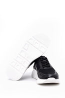 Men's High-Sole Leather Sneaker | Derimod