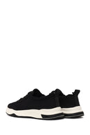 Male Black Lace-up Fabric Casual Sneaker | Derimod