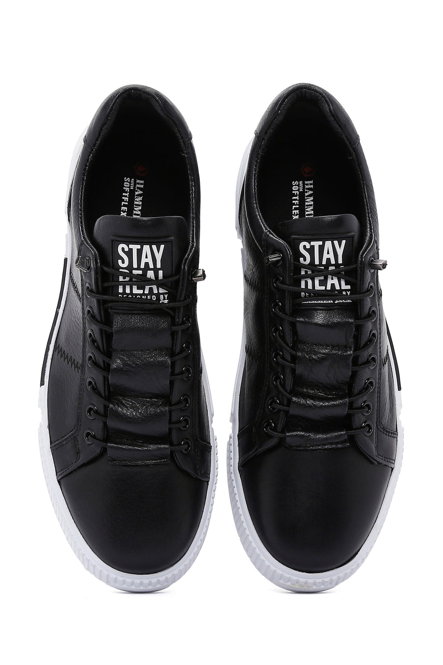 Hammer Jack Erkek Sıyah Toscana Deri Sneaker