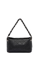 Women's Black Printed Shoulder Bag | Derimod