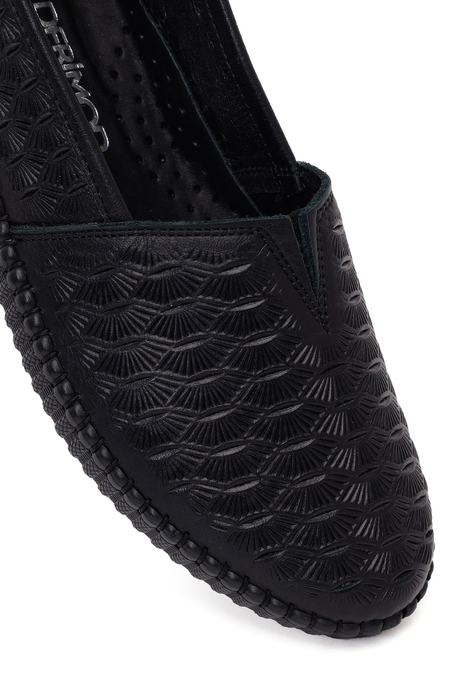 Kadın Siyah Deri Konfor Loafer