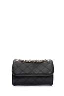 Women's Black Long Strap Printed Shoulder Bag | Derimod