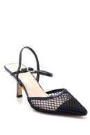Women's Mesh Mid Heel Shoes | Derimod