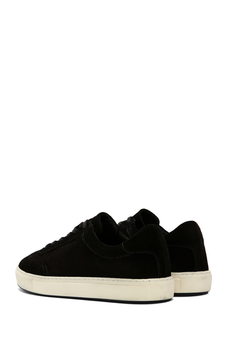 Men's Black Suede Leather Sneaker