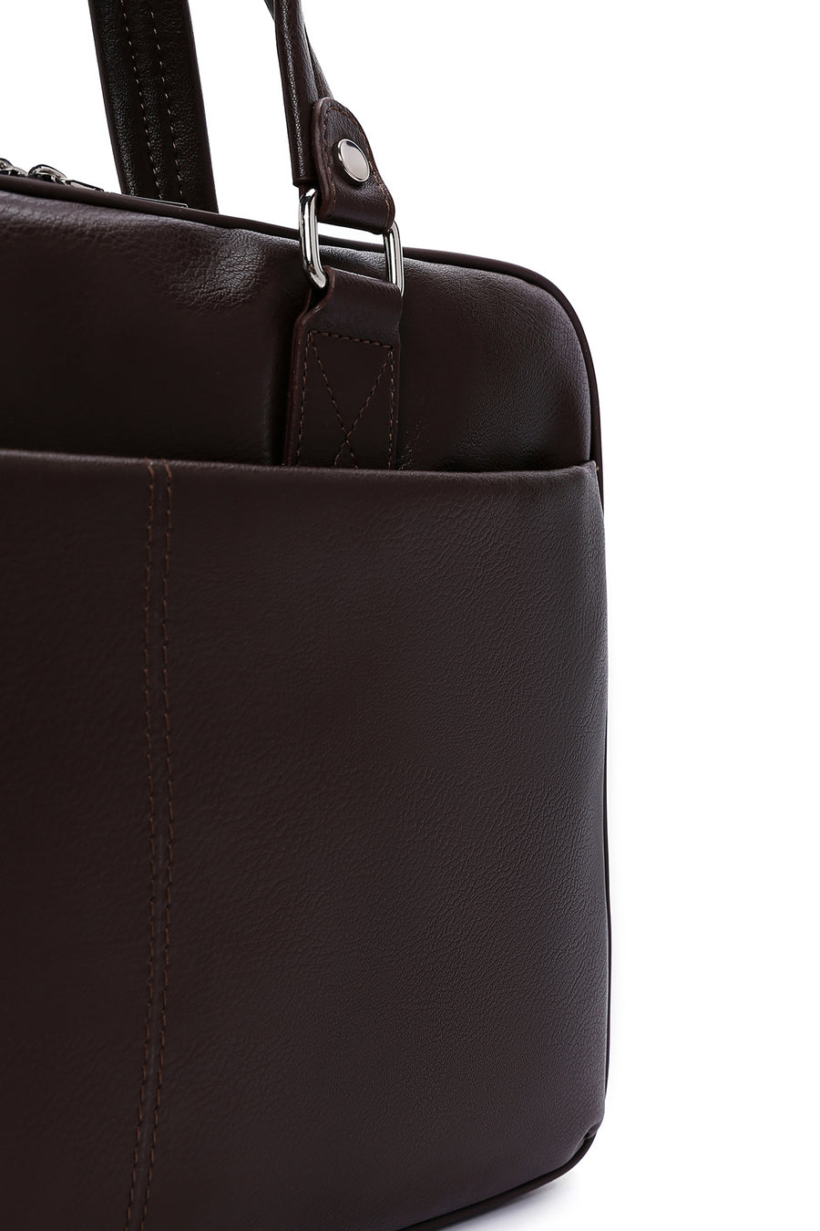 Men's Brown Long Strap Briefcase