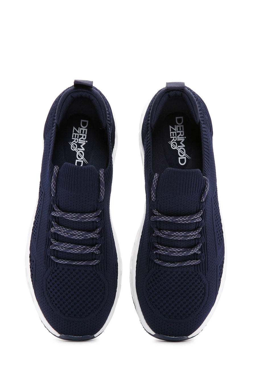 Derimod Zero Men's Navy Blue Lace-Up Thick Sole Sneaker