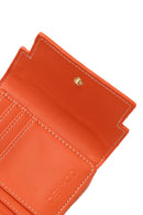 Women's Orange Printed Wallet | Derimod