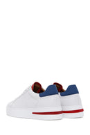 Men's White Leather Sneaker | Derimod