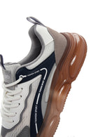 Men's Navy Blue Thick Soled Sneaker | Derimod