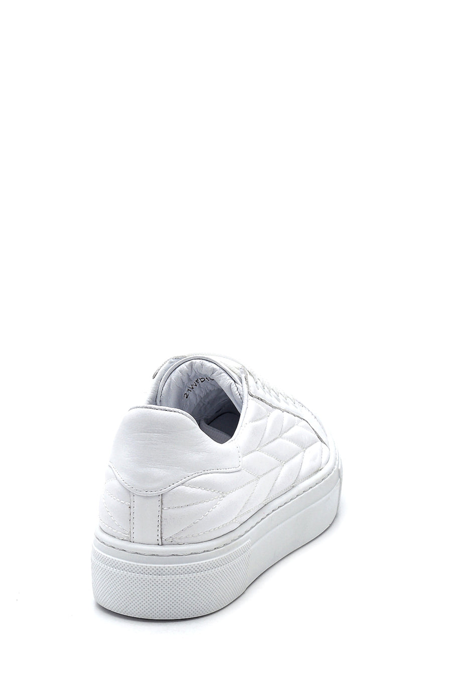 Kadın Deri Desenli Sneaker