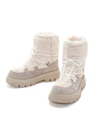 Women's Beige Plush Suede Leather Boots | Derimod