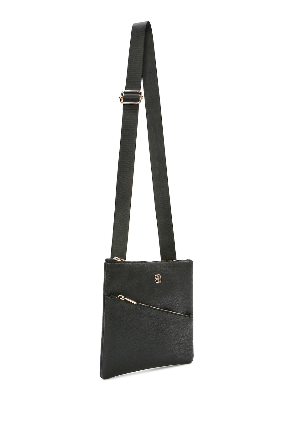 Women's Black Long Strap Crossbody Bag