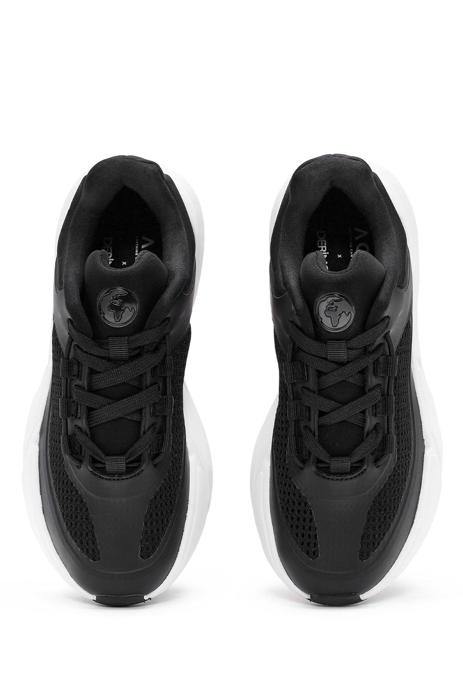 ACBC x Derimod Women's Black Lace-Up Sneakers