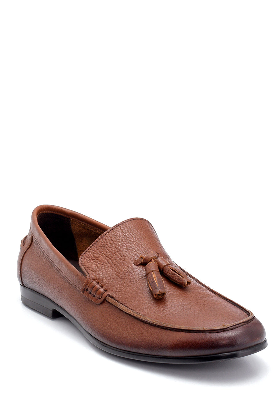 Men's Leather Tassel Detailed Loafer