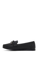 Kadın Siyah Tokalı Loafer | Derimod