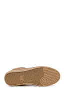 Erkek Bej Bağcıklı Süet Deri Sneaker | Derimod
