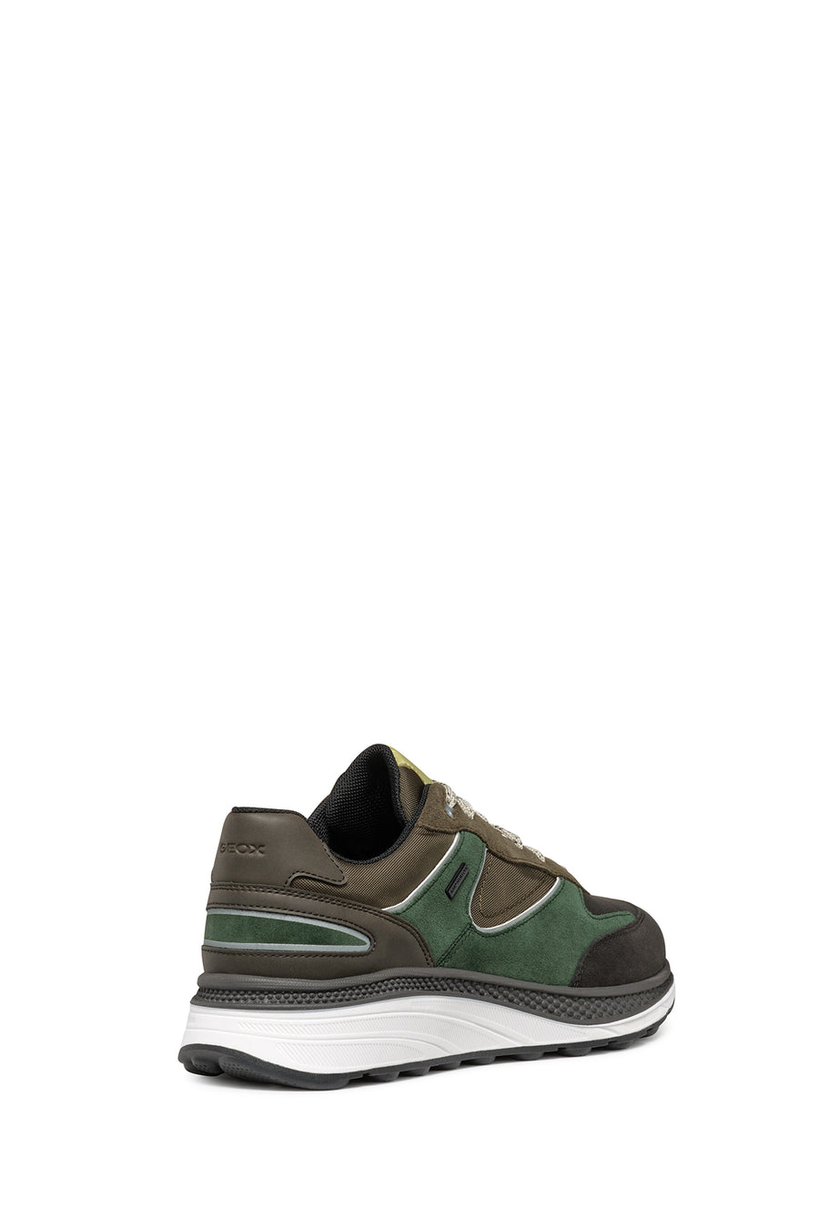 Geox Erkek Kahverengi Spherica Actif X1 Abx Bağcıklı Waterproof Deri Sneaker