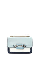 Women's Navy Blue Long Chain Strap Classic Shoulder Bag | Derimod