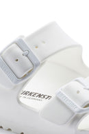 Birkenstock Kadın Beyaz Deri Çift Tokalı Arizona Eva Terlik | Derimod