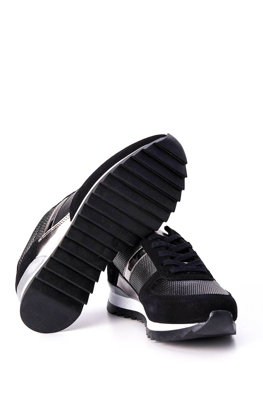 Kadın Süet Detaylı Sneaker