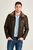ANGELO MEN'S LEATHER JACKET | Derimod