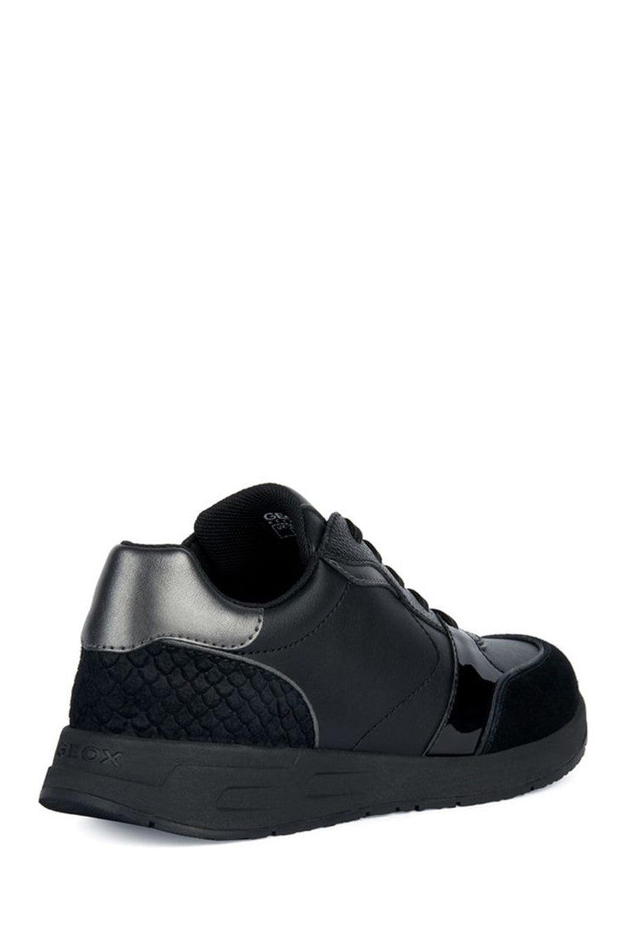 Geox Kadın Siyah Bulmya Bağcıklı Deri Sneaker
