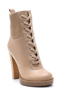 Women's Leather Heeled Boots | Derimod