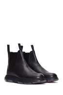 Men's Black Leather Chelsea Boots | Derimod