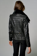 Donatella Women's Leather Jacket | Derimod