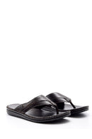 Men's Leather Slippers | Derimod