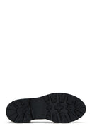 Women's Black Buckle Loafer | Derimod