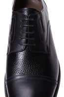 Men's Black Laced Leather Classic Shoes | Derimod