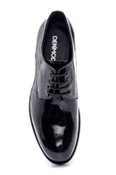 Men's Leather Classic Patent Leather Shoes | Derimod