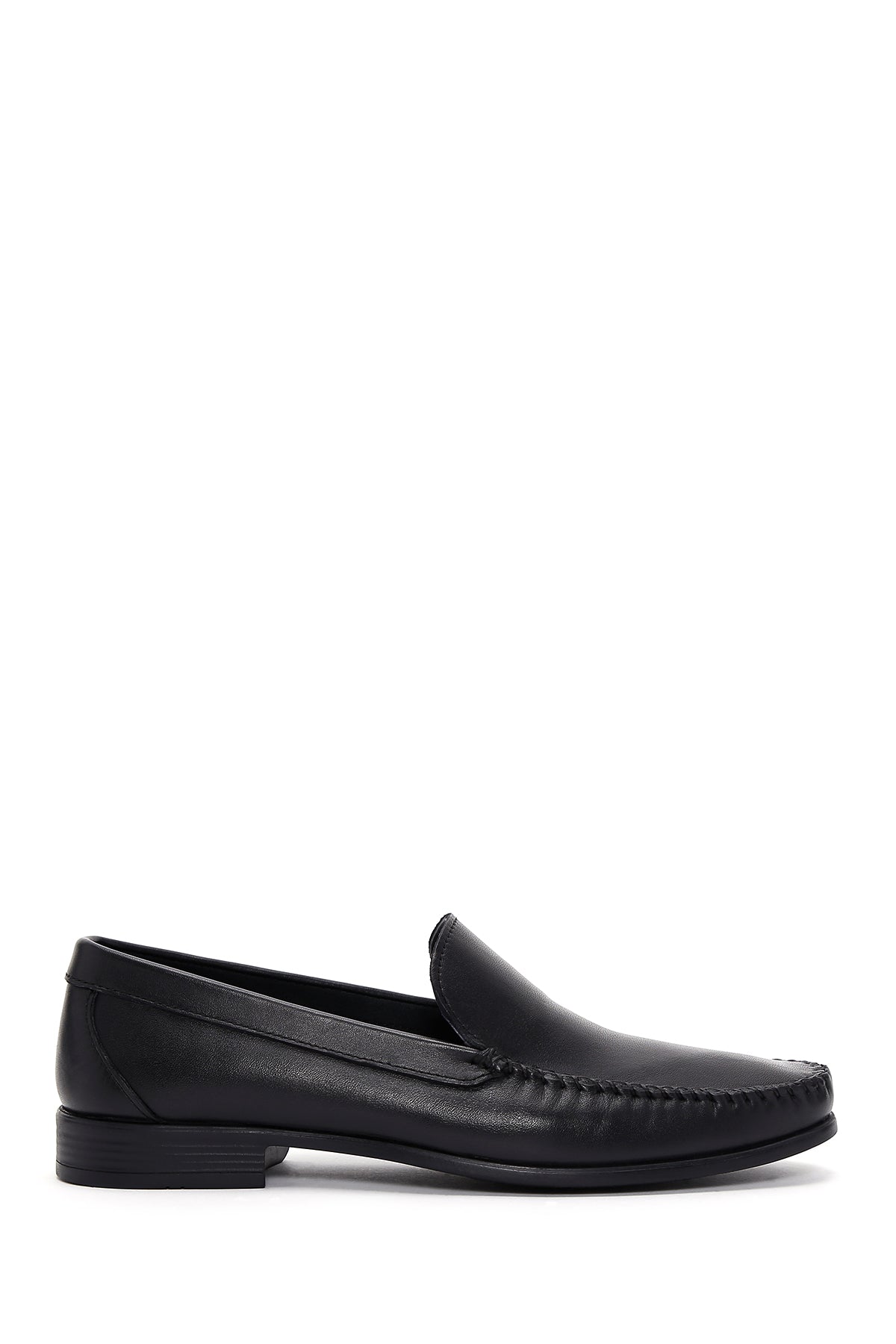 Erkek Siyah Deri Casual Loafer