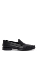 Erkek Siyah Deri Casual Loafer | Derimod