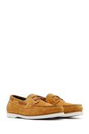 Men's Yellow Suede Leather Casual Shoes | Derimod