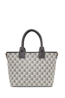 Woman Cream Long-Strap Printed Shoulder Bag | Derimod