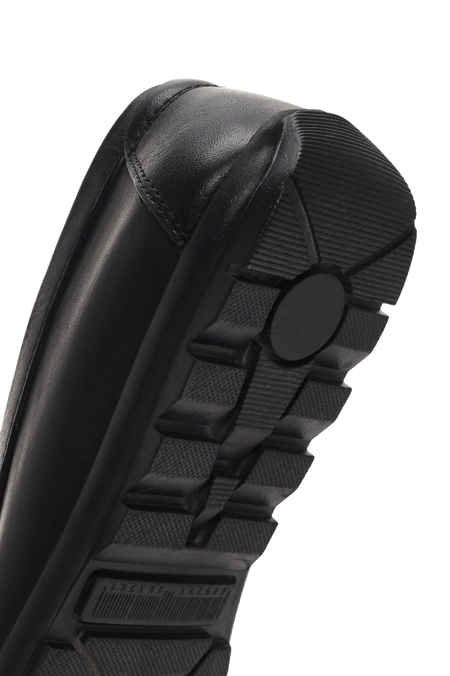 Men's Black Leather Casual Loafer